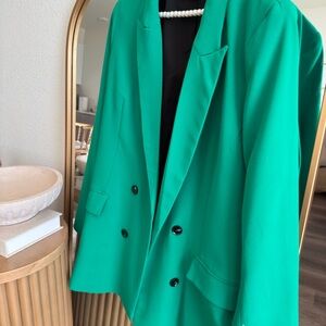Rachel Zoe Emerald Green Tailored Blazer